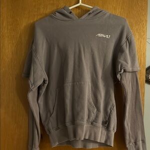Asphalt Gray Men's Hoodie